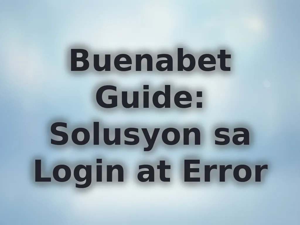 Solusyon sa Login